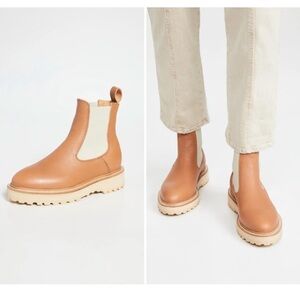 Diemme Alberone Tan Brown Chelsea Boots Leather Size 40